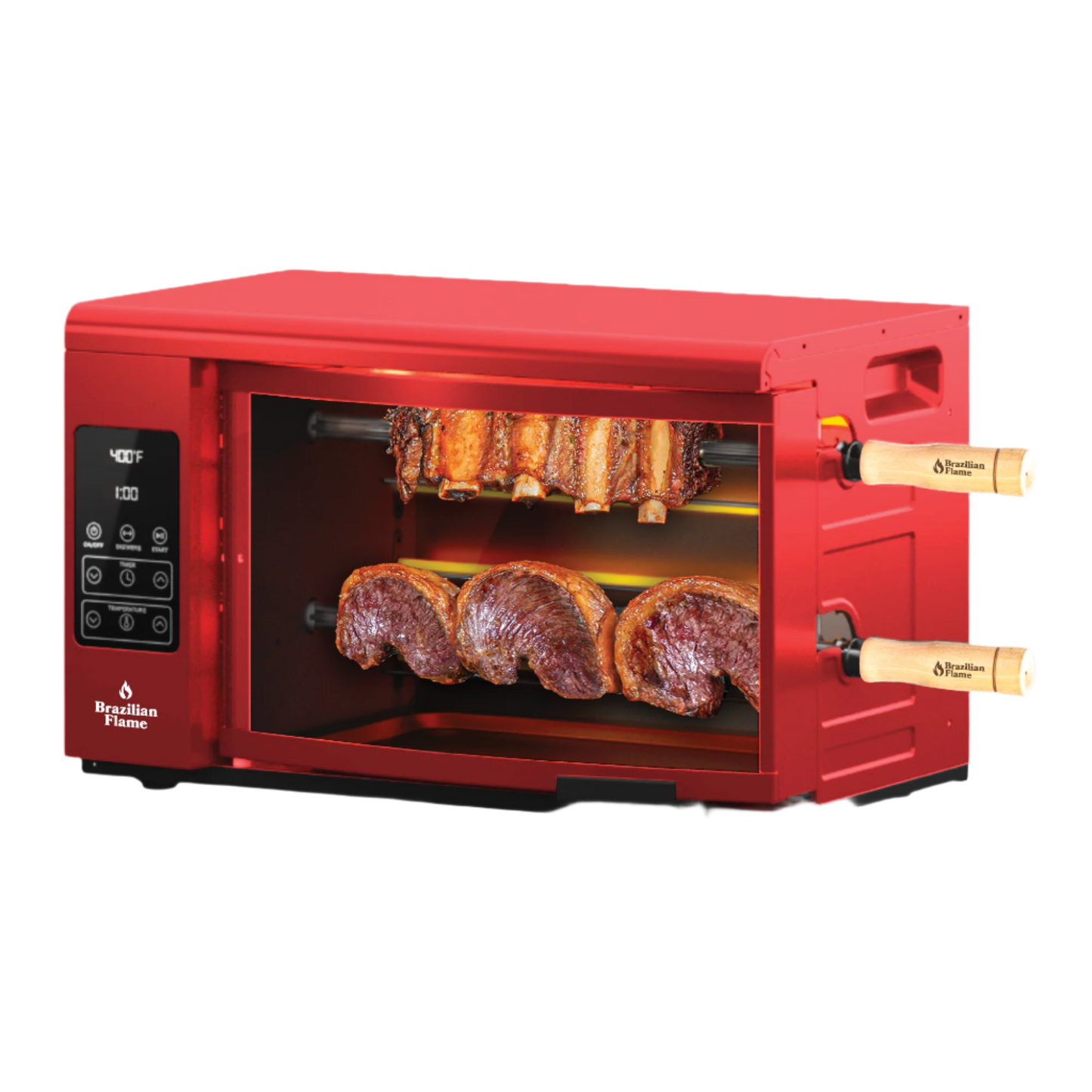 Churrasqueira elétrica série Volta com 2 espetos