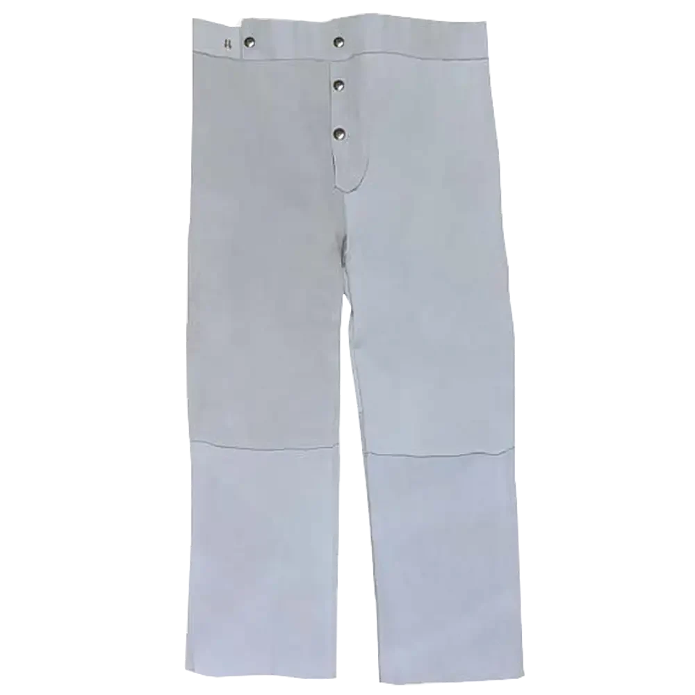 Calça de cabedal para soldagem