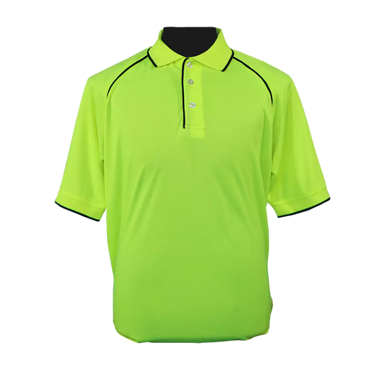 Camisa de golfe micromesh Hiviz