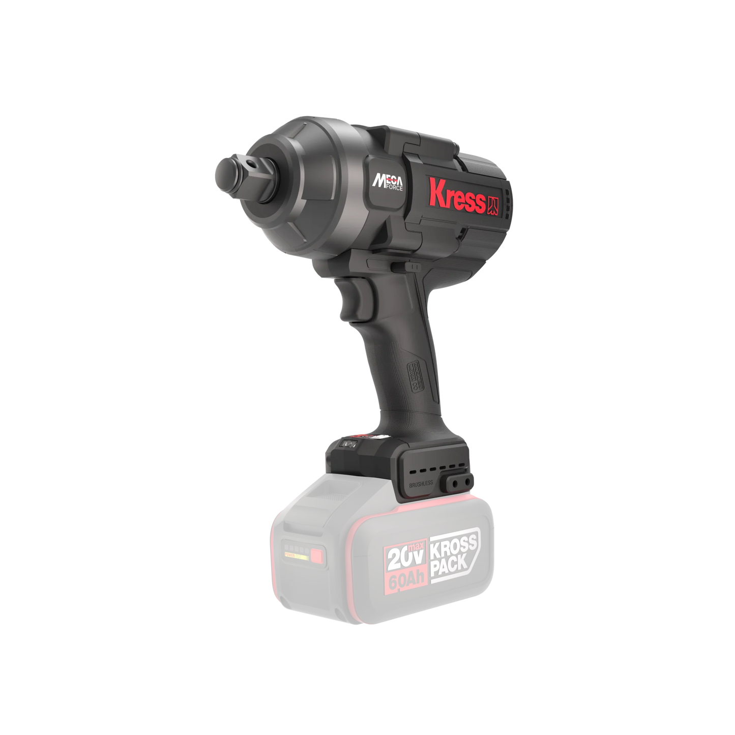 Chave de impacto brushless 20V 1700Nm com 4 modos