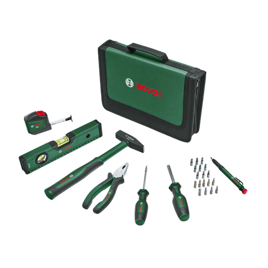 Conjunto de ferramentas manuais universais de 25 peças