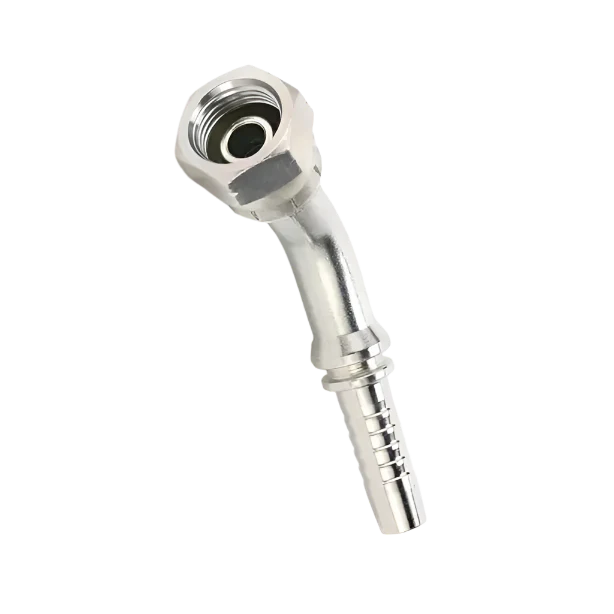 Extremidade da mangueira cotovelo fêmea 45°