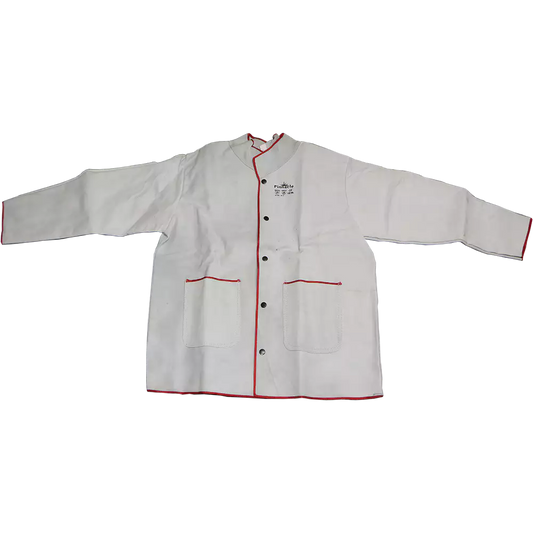 Jaqueta de soldagem de couro camurça