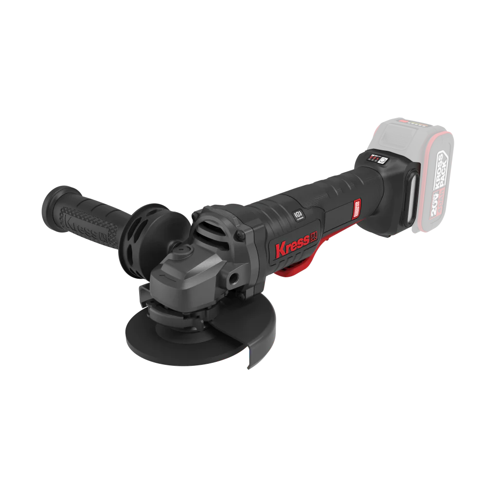 Rebarbadora angular brushless com interruptor deslizante de 125mm 20V
