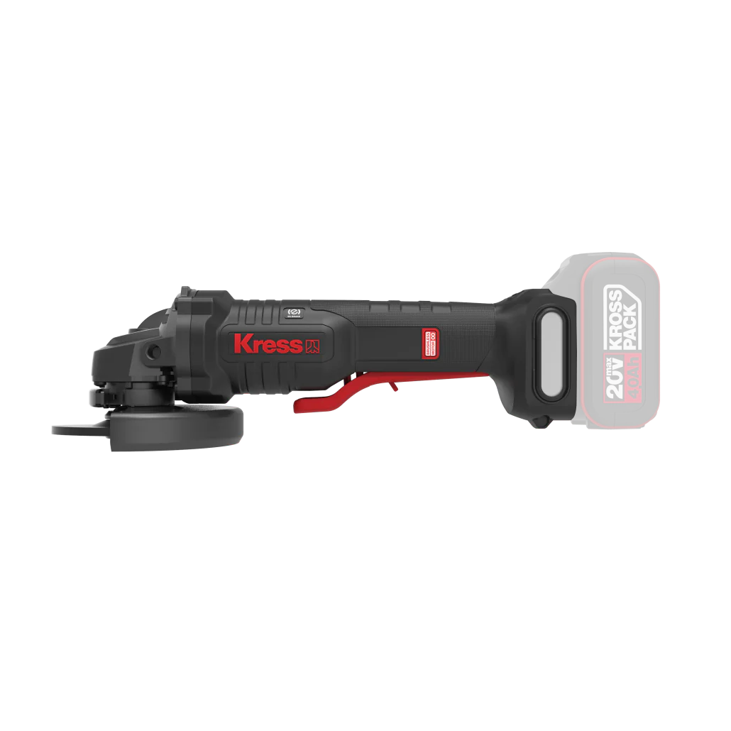 Rebarbadora angular brushless com interruptor deslizante de 125mm 20V