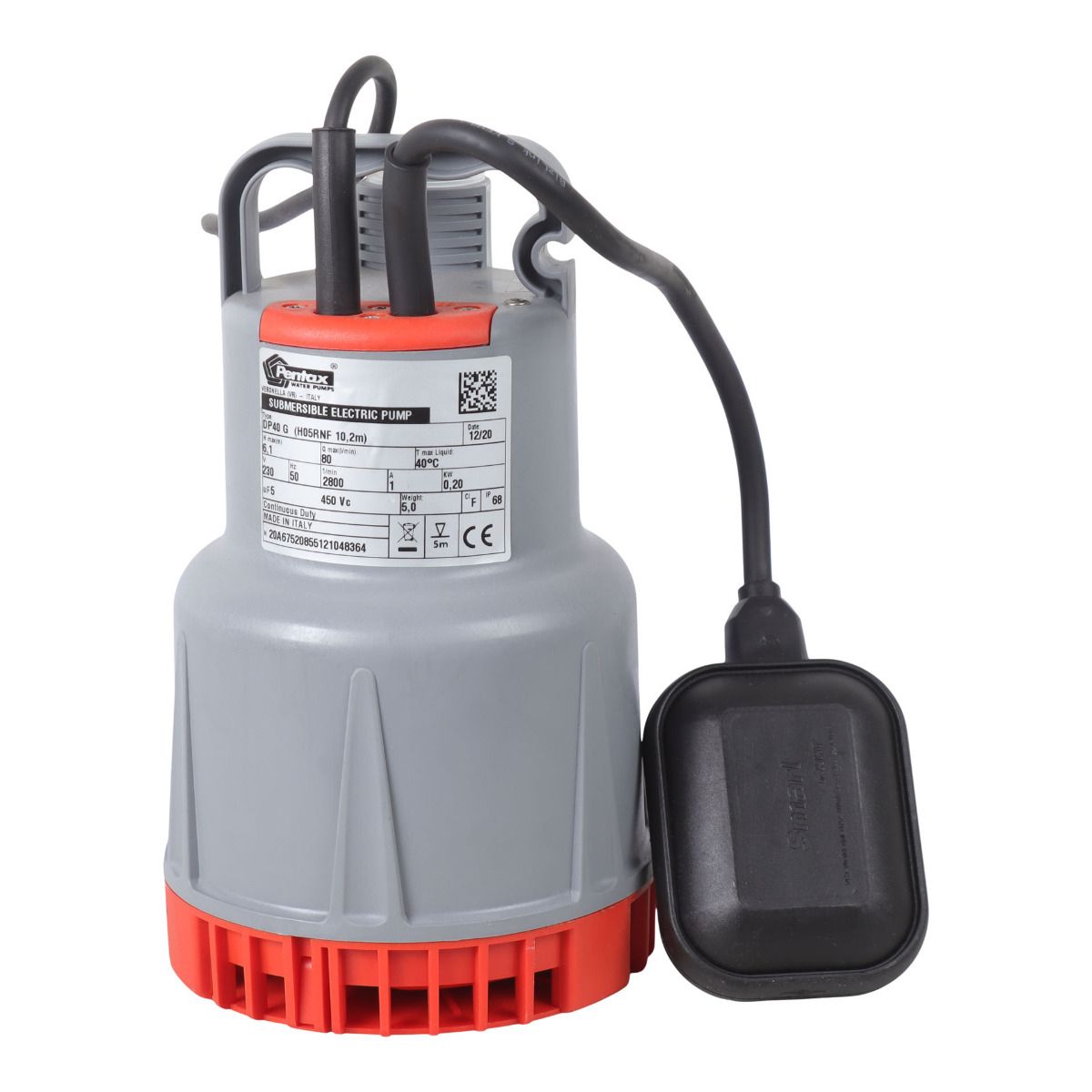 Bomba de drenagem submersível DP100G 1050W 230V