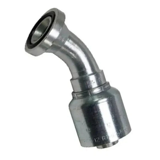 SAE Cabeça de flange com cotovelo de 45°