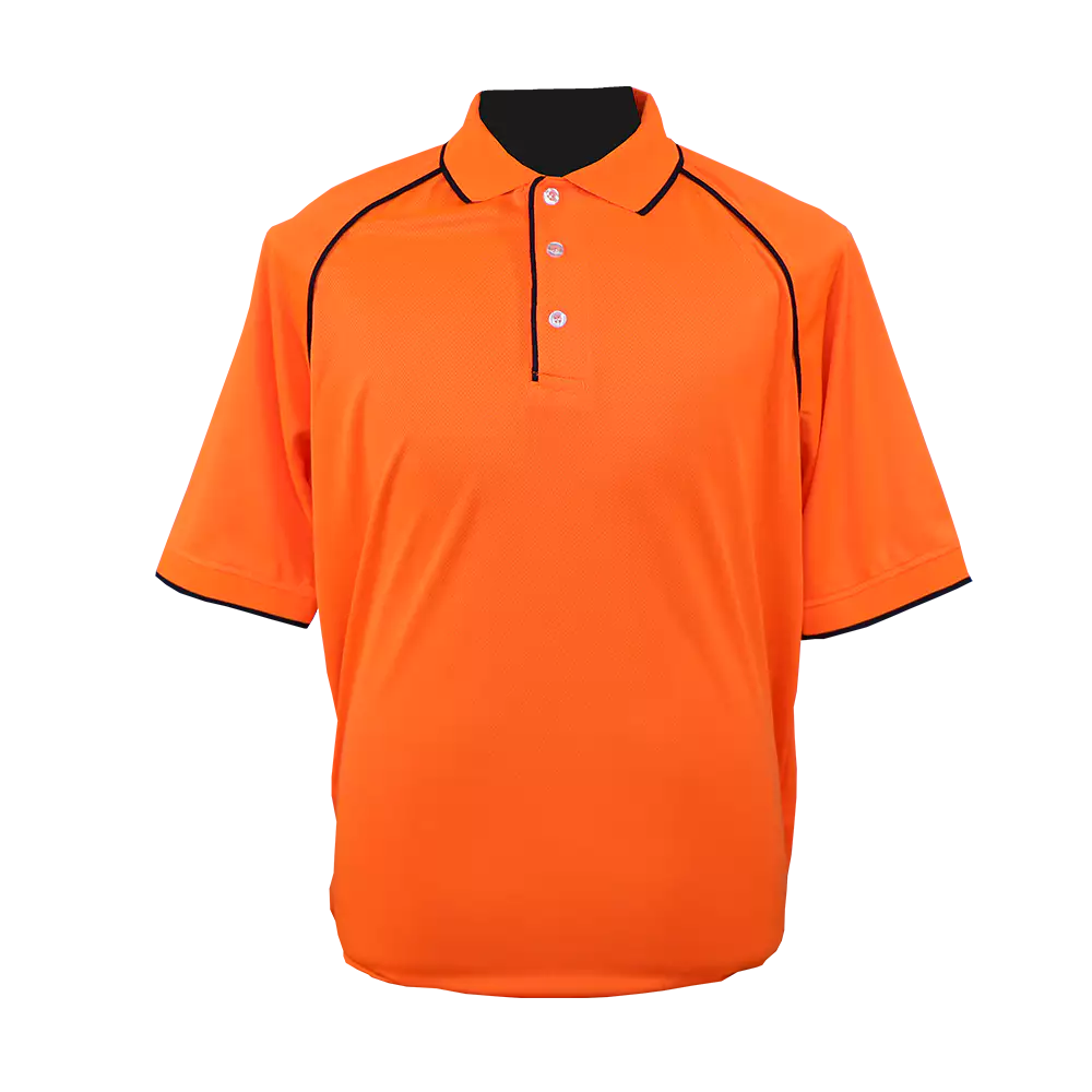 Camisa de golfe micromesh Hiviz