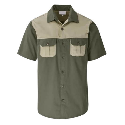 Camisa fazenda bicolor