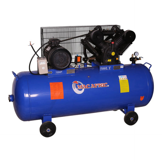 Compressor de cabeça em V acionado por correia 500L 7,5 KW (10 HP) 380 V