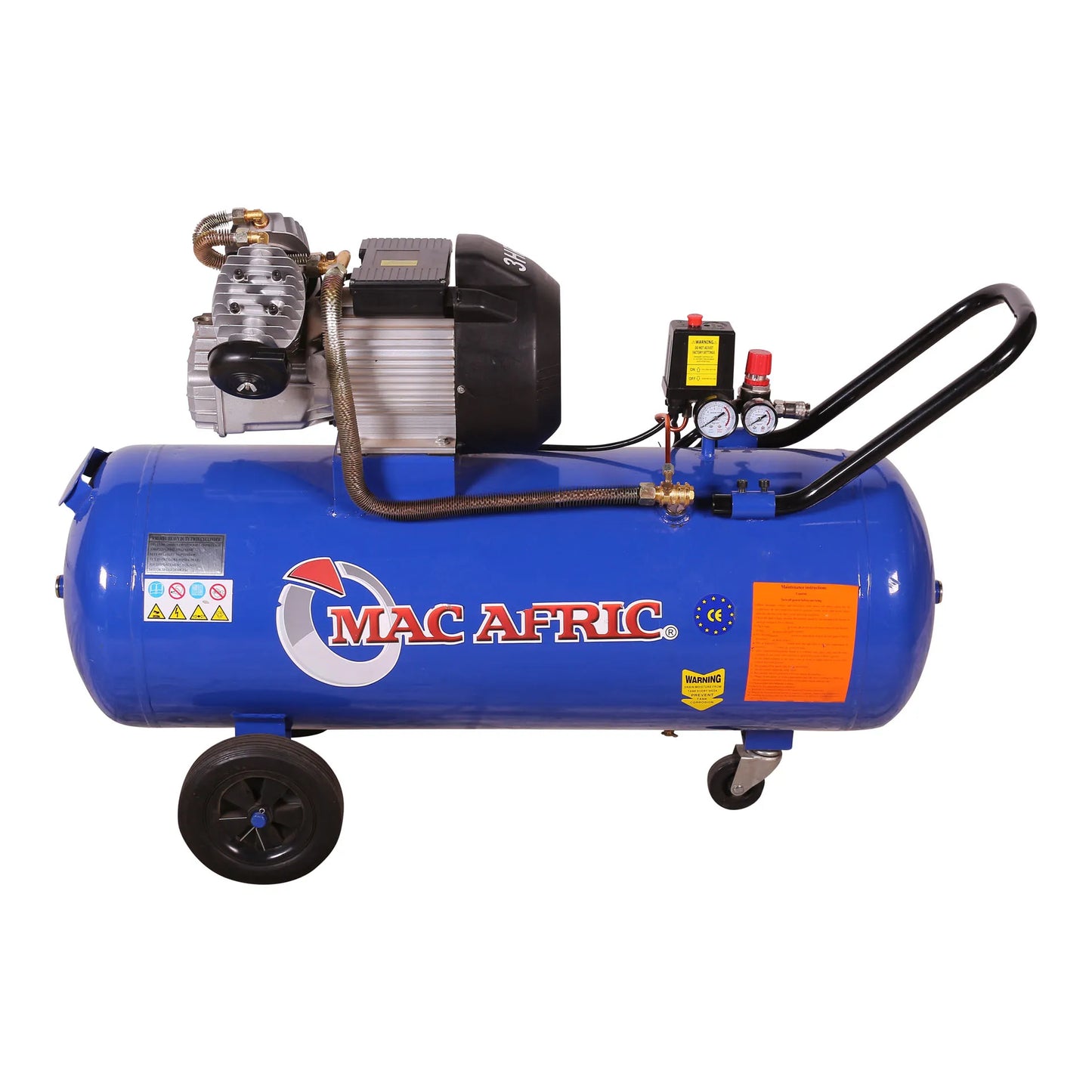 Compressor tipo V de acionamento direto de 100 litros, 2,2 KW (3 HP) 230 V
